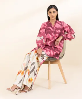 2 Piece - Printed Khaddar Suit