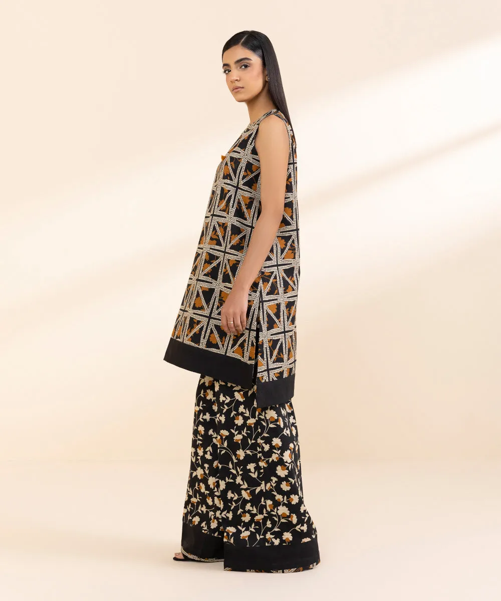 2 Piece - Printed Light Khaddar Suit