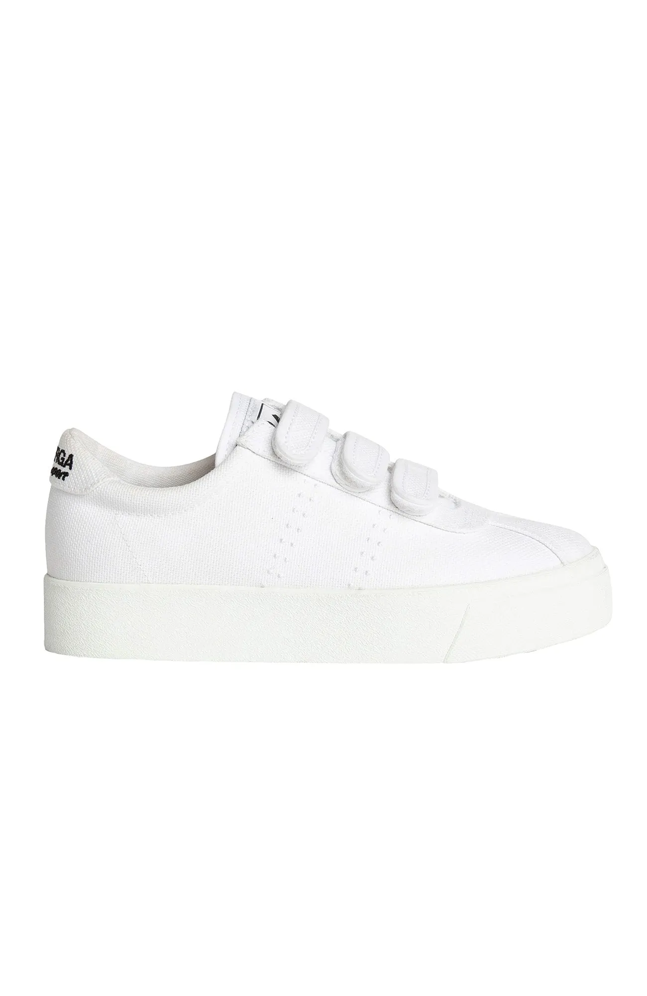 2954 Club 3 Straps White Black