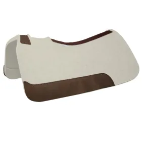 5 Star The Rancher Saddle Pad - Natural w/ Cinch Cutout