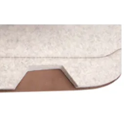 5 Star The Rancher Saddle Pad - Natural w/ Cinch Cutout