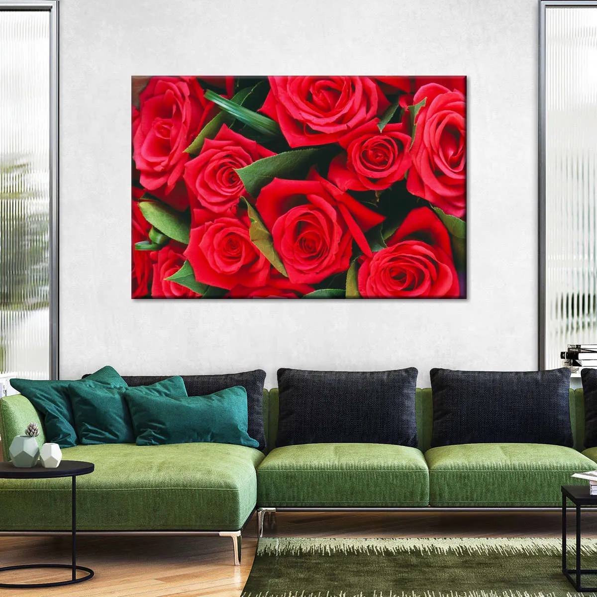 A Bouquet Of Red Roses II Wall Art