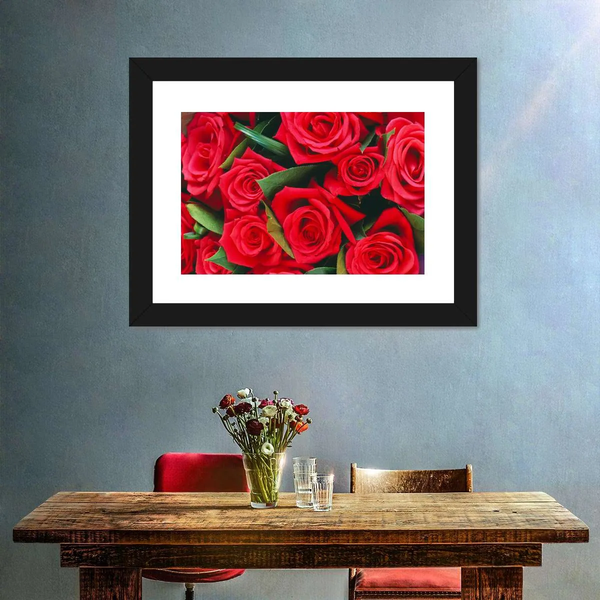 A Bouquet Of Red Roses II Wall Art