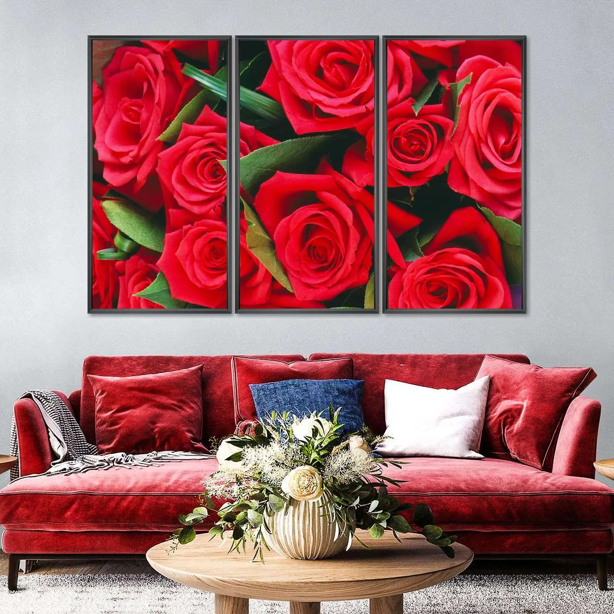 A Bouquet Of Red Roses II Wall Art