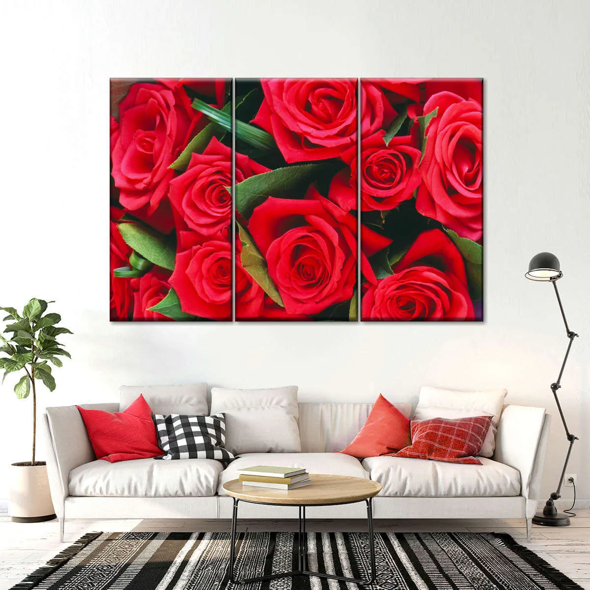 A Bouquet Of Red Roses II Wall Art