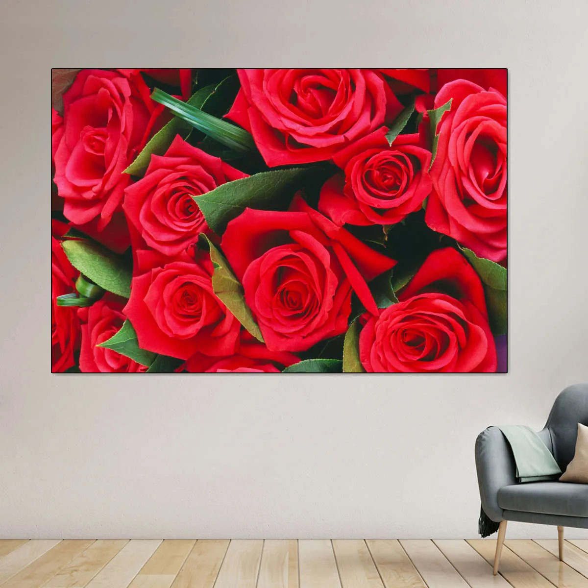 A Bouquet Of Red Roses II Wall Art