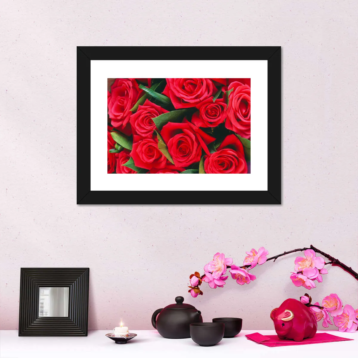 A Bouquet Of Red Roses II Wall Art