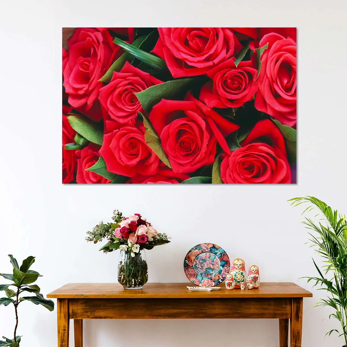 A Bouquet Of Red Roses II Wall Art