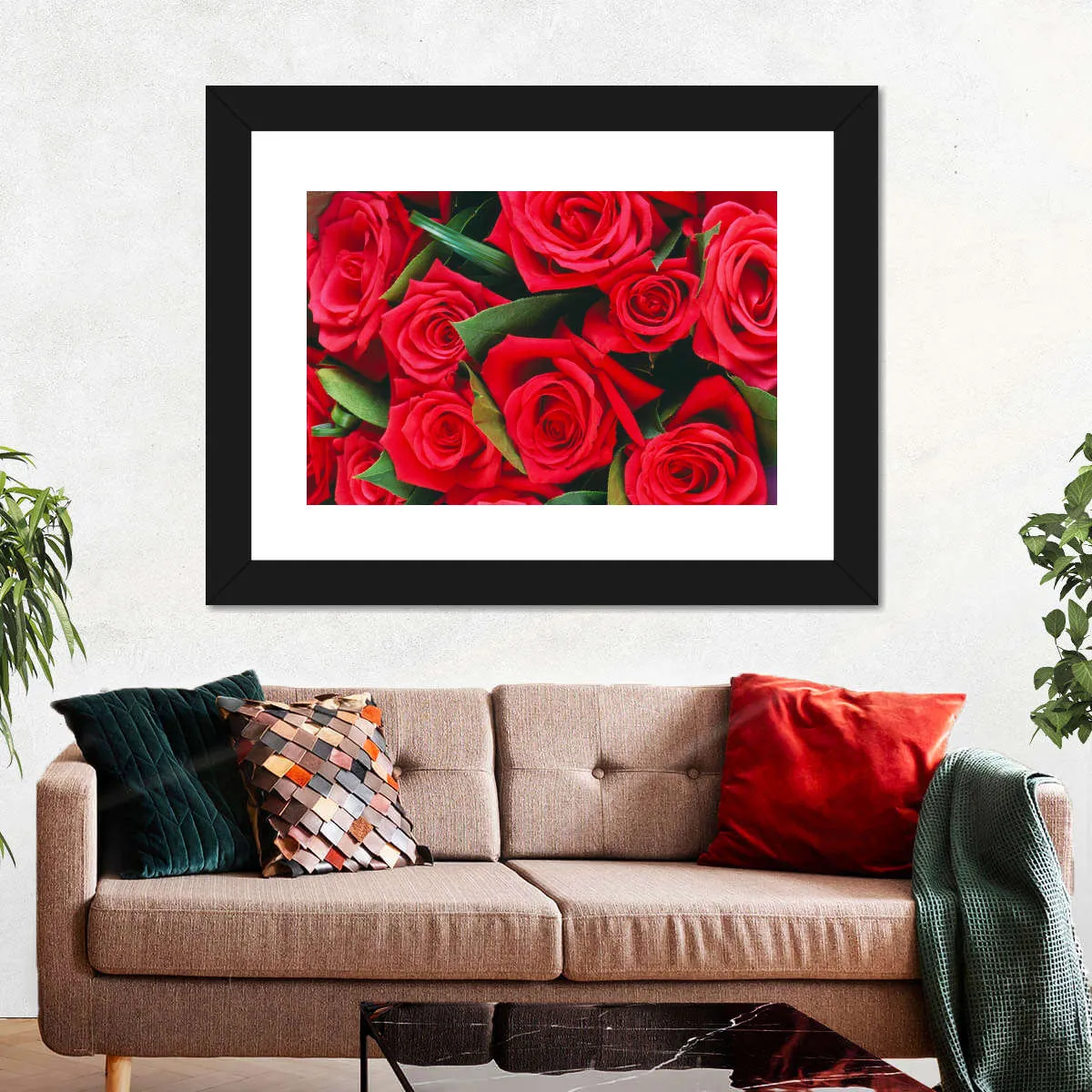 A Bouquet Of Red Roses II Wall Art