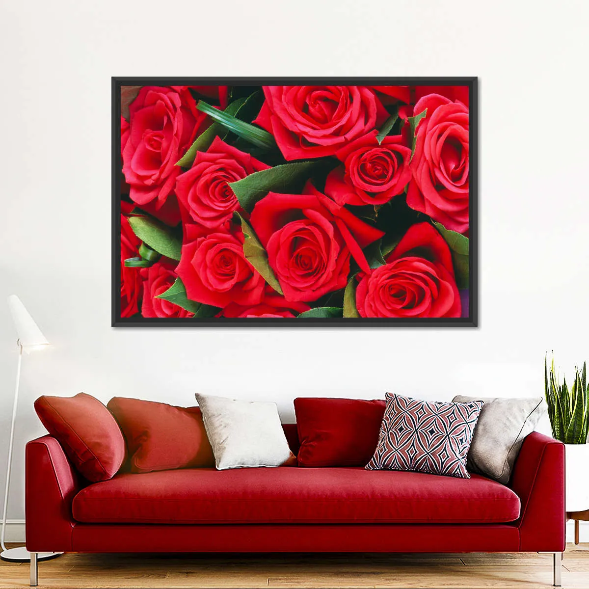 A Bouquet Of Red Roses II Wall Art