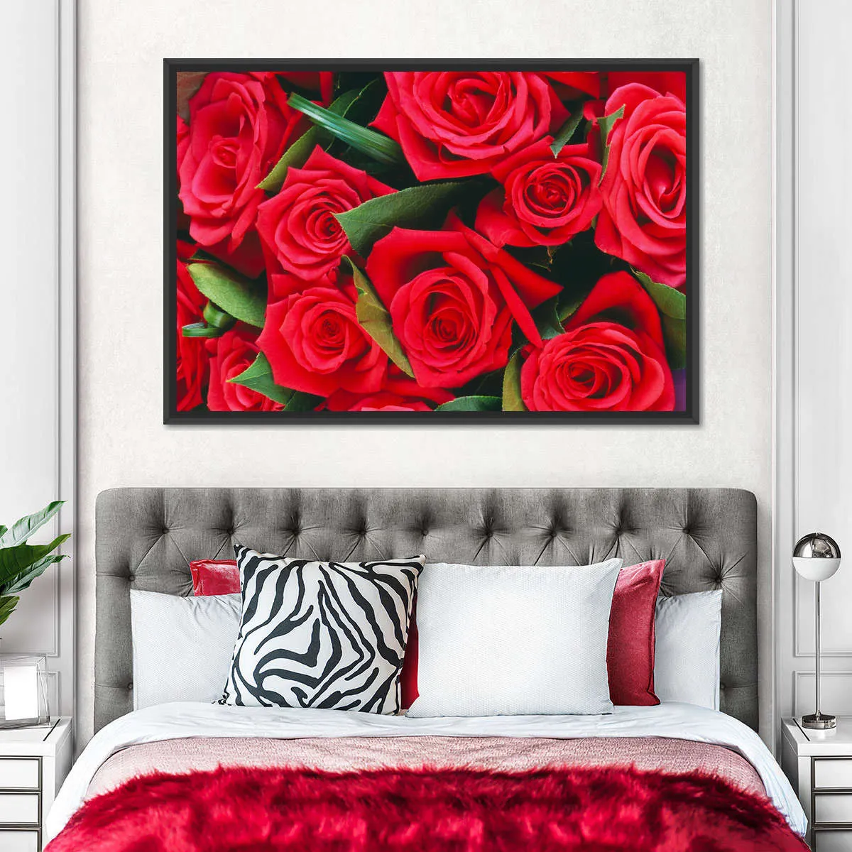 A Bouquet Of Red Roses II Wall Art