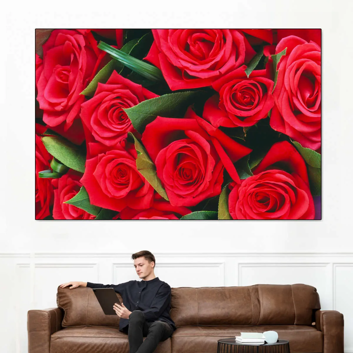 A Bouquet Of Red Roses II Wall Art