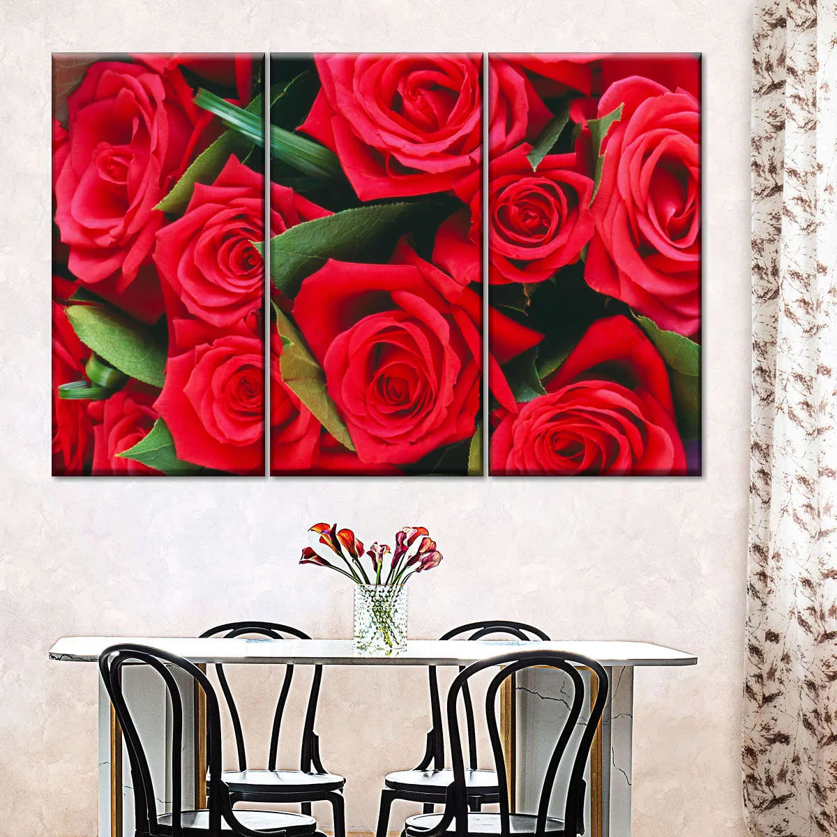 A Bouquet Of Red Roses II Wall Art