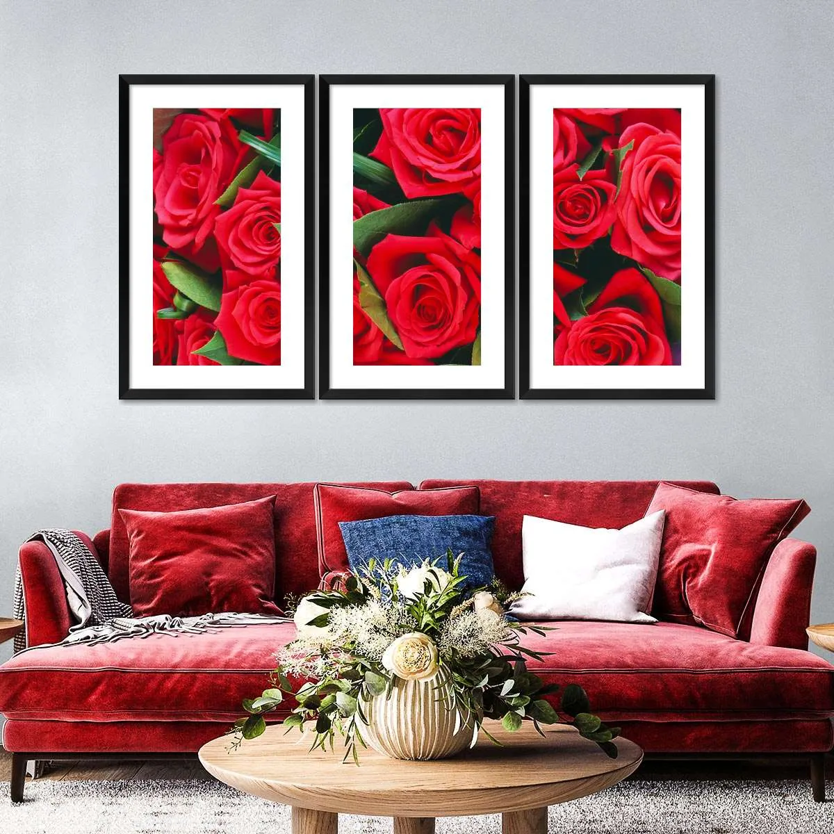 A Bouquet Of Red Roses II Wall Art