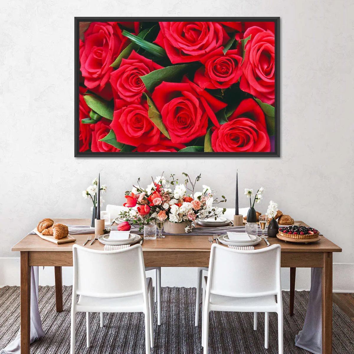 A Bouquet Of Red Roses II Wall Art