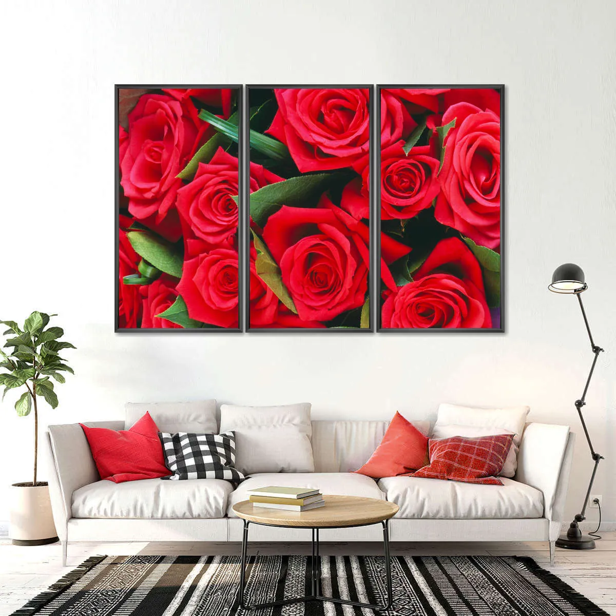 A Bouquet Of Red Roses II Wall Art