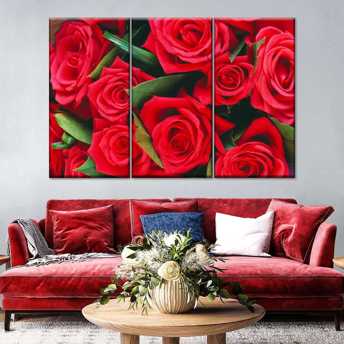 A Bouquet Of Red Roses II Wall Art