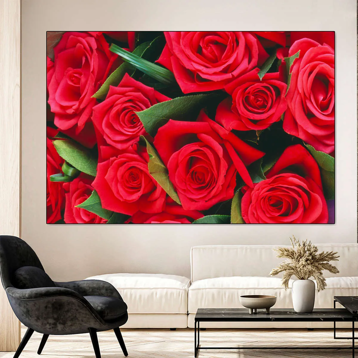 A Bouquet Of Red Roses II Wall Art