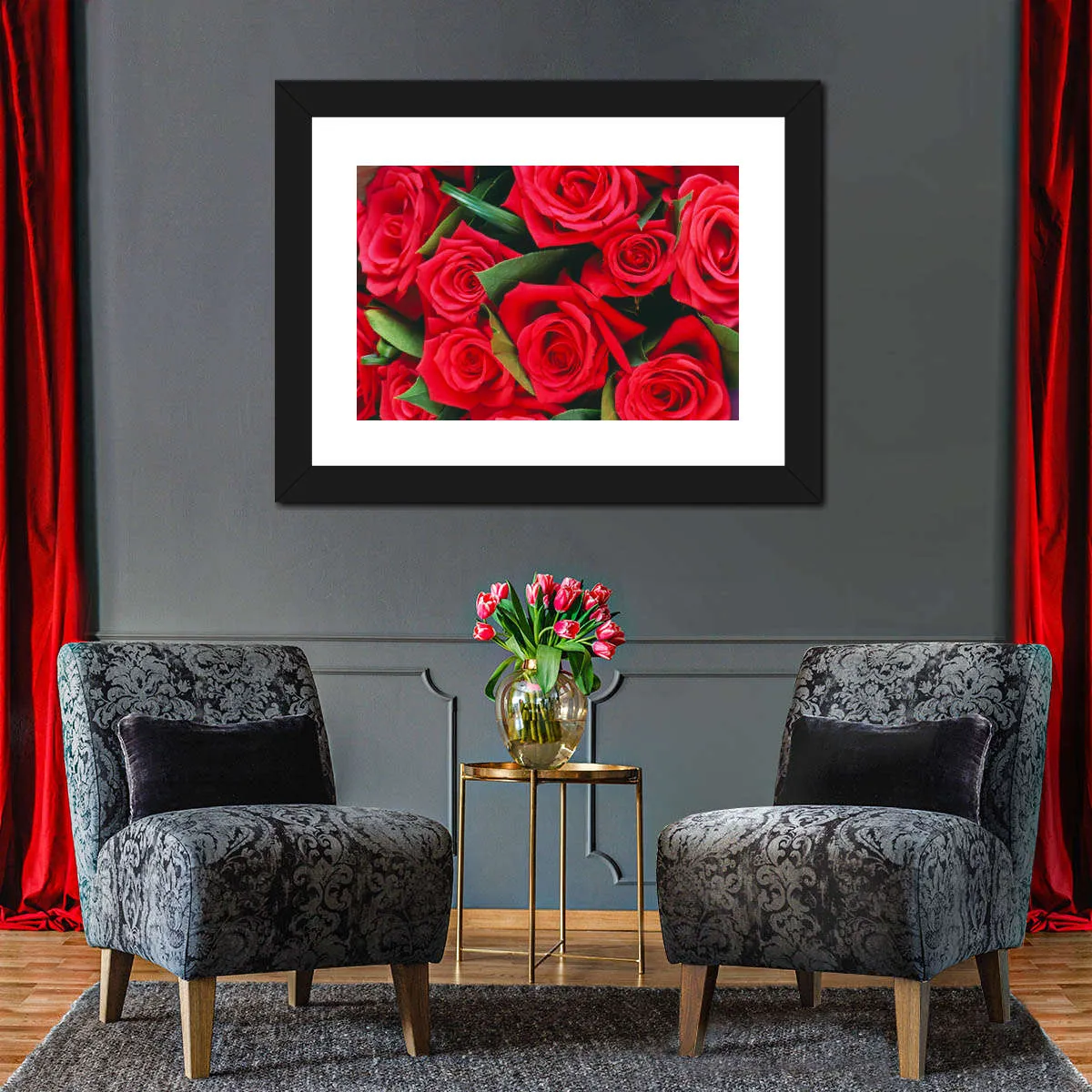 A Bouquet Of Red Roses II Wall Art