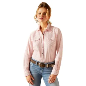 Ariat Women's Angelina Sassy Stripe Long Sleeve Western Snap Shirt 10048699