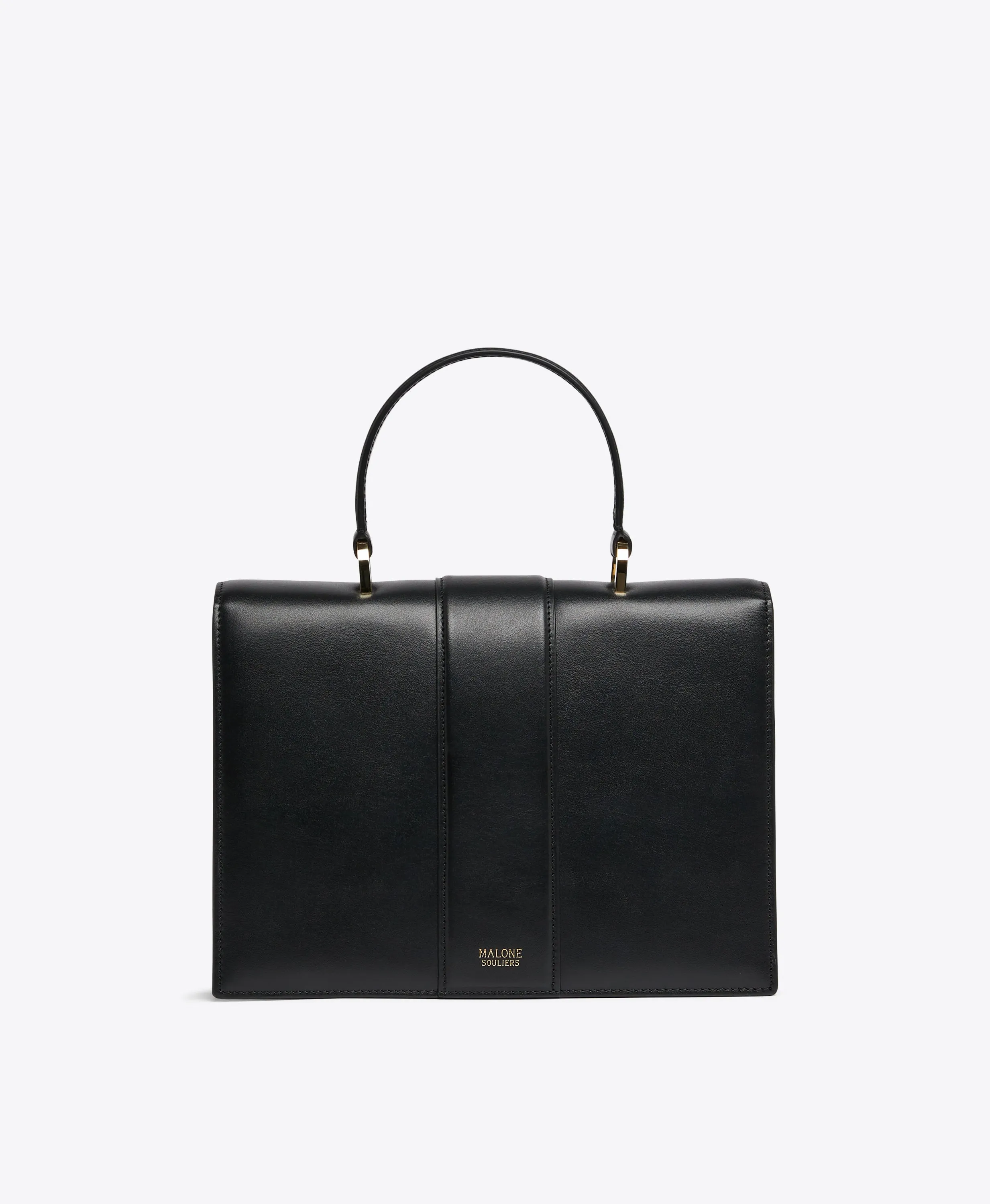 Audrey Black Leather Mini Handbag