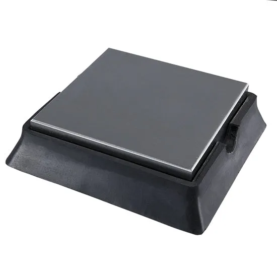 Bench Block - Steel & Rubber 4"