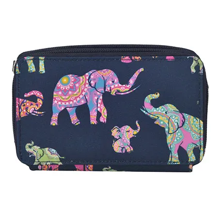 Bohemian Elephant NGIL Canvas All in One Wallet