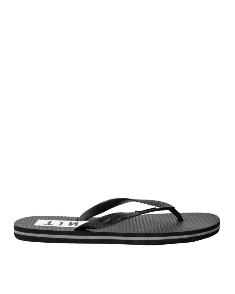 Box Flip Flops - Black/White