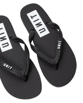 Box Flip Flops - Black/White