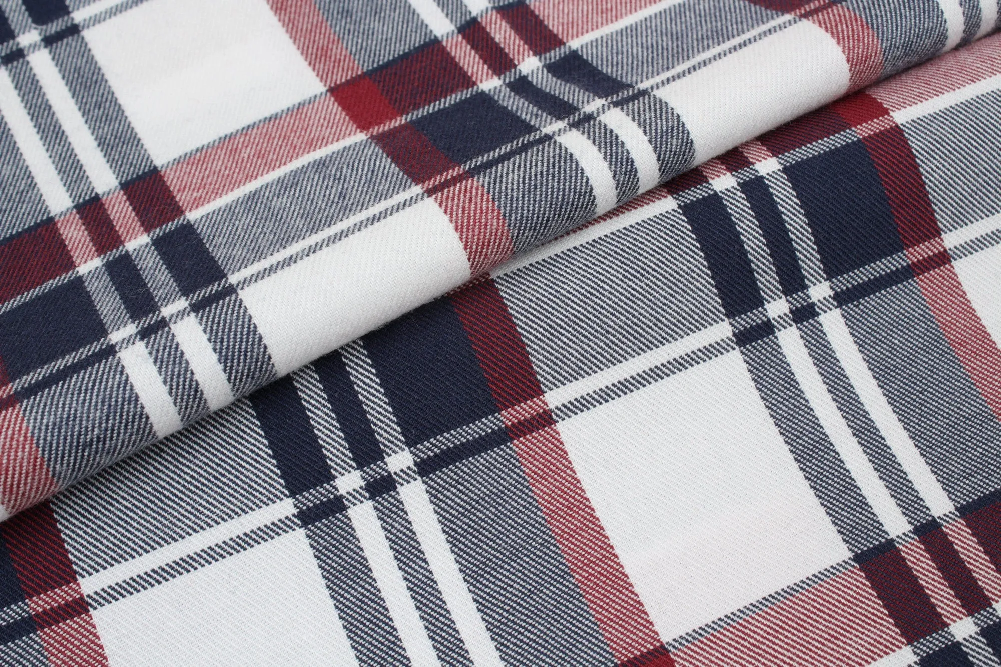 Brushed Flannel for Shirting - Checks