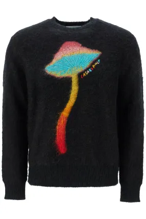 CASABLANCA rainbow mushroom sweater