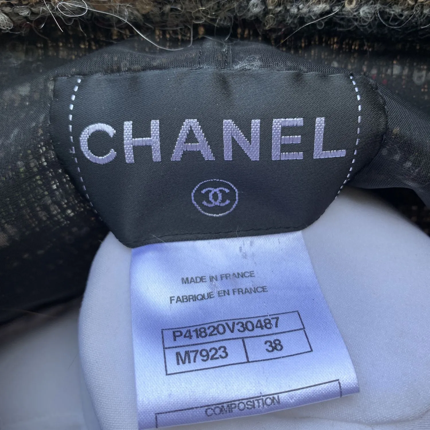 Chanel 2011 Multicolor Wool Jacket Cardigan Size 38 FR