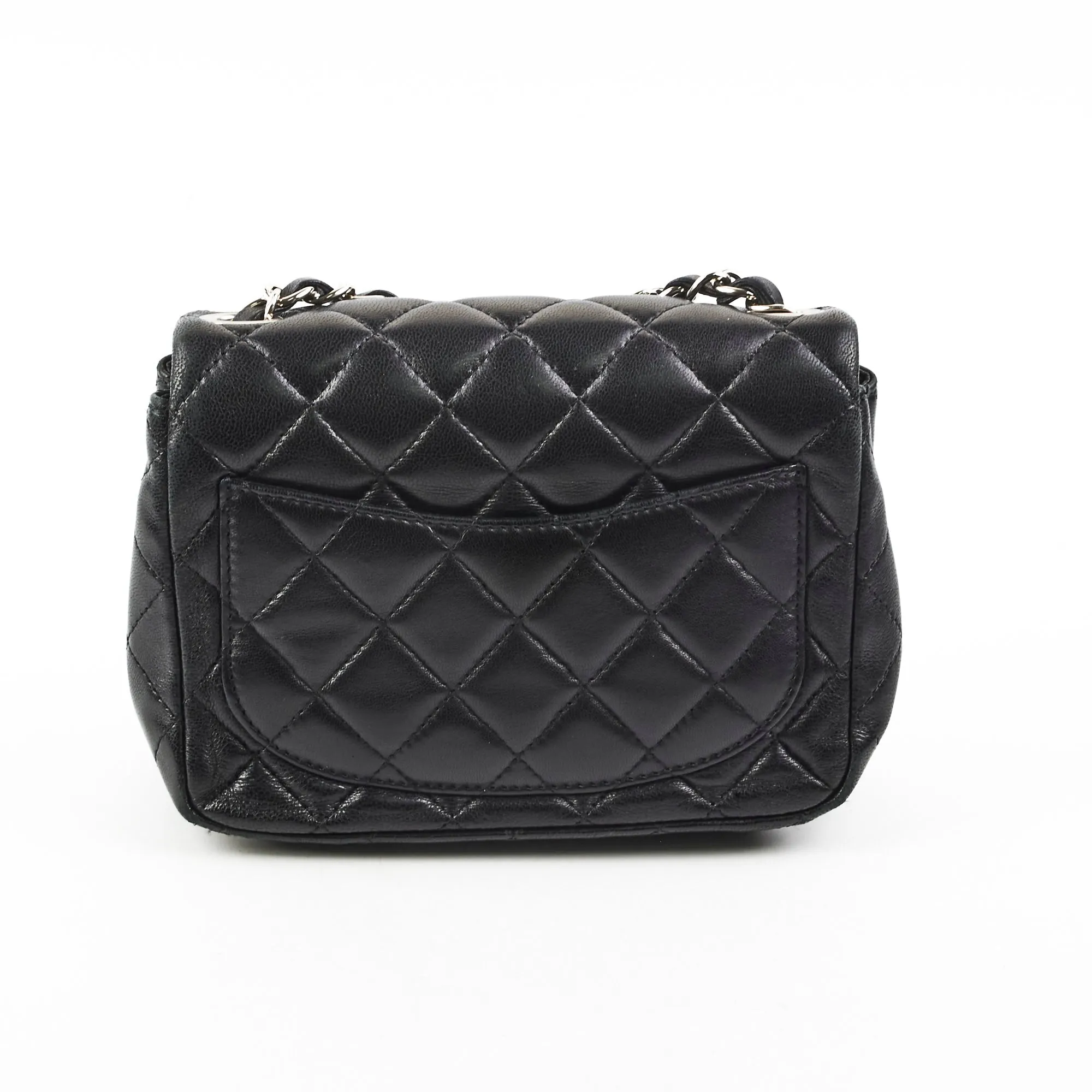 Chanel Classic Flap Square Lambskin Black Mini - Series 20