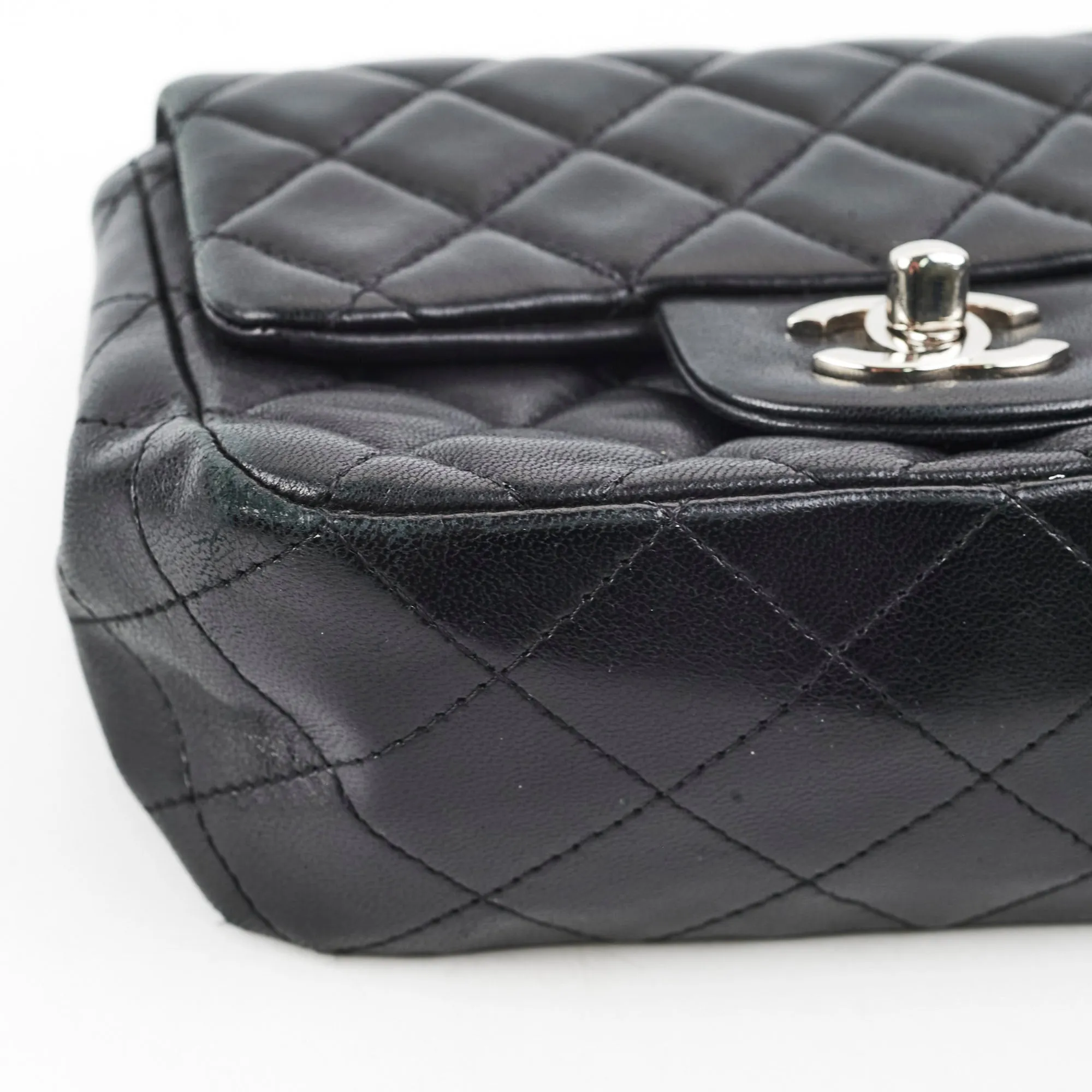 Chanel Classic Flap Square Lambskin Black Mini - Series 20