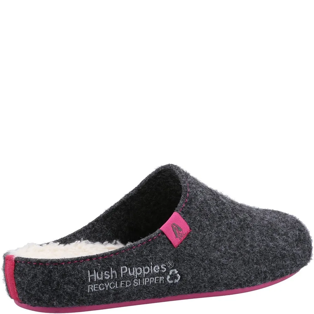 Charcoal Recycled Good Slippers