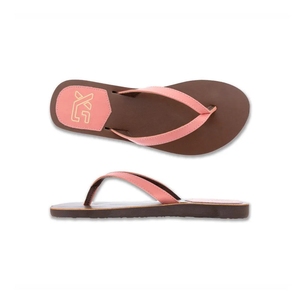 Coral Mohala Flip Flops