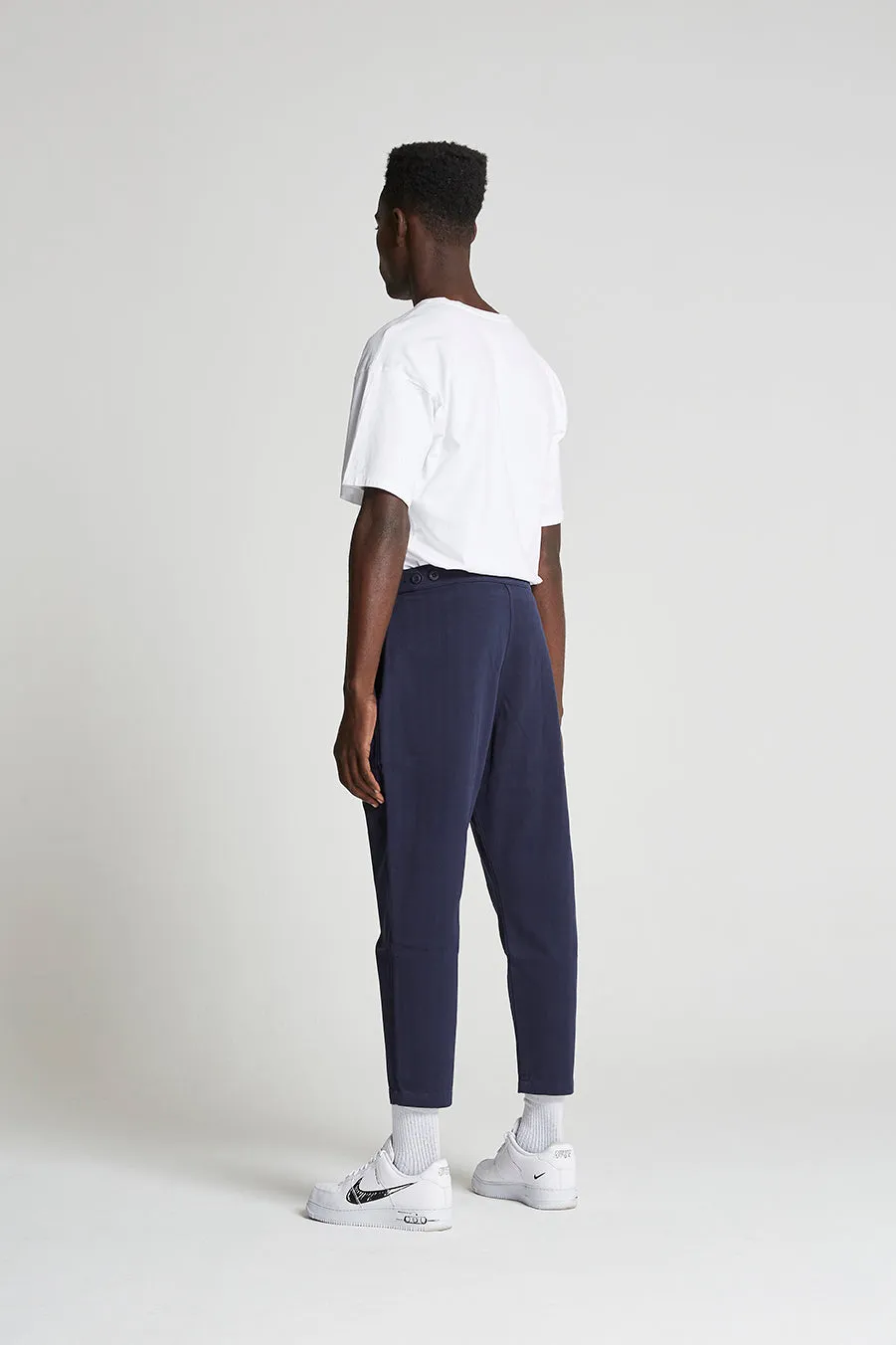 COTTON WEEKEND TROUSER - BLACK IRIS (NAVY)