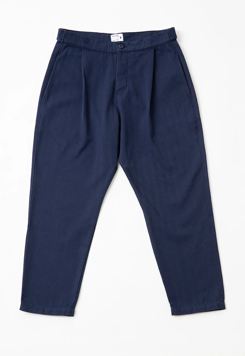 COTTON WEEKEND TROUSER - BLACK IRIS (NAVY)