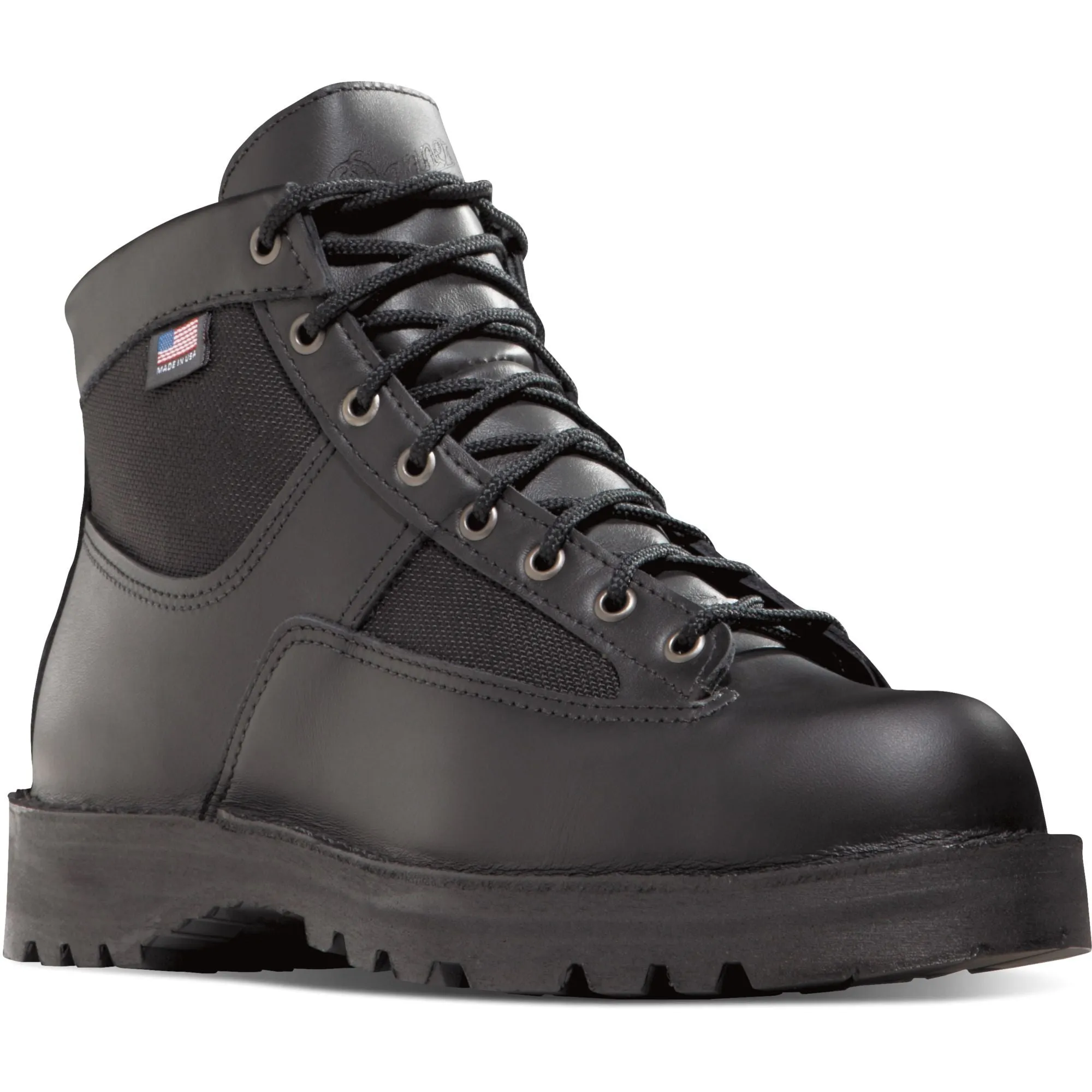 Danner Men's Patrol USA Made 6" Waterproof Duty Boot - Black - 25200