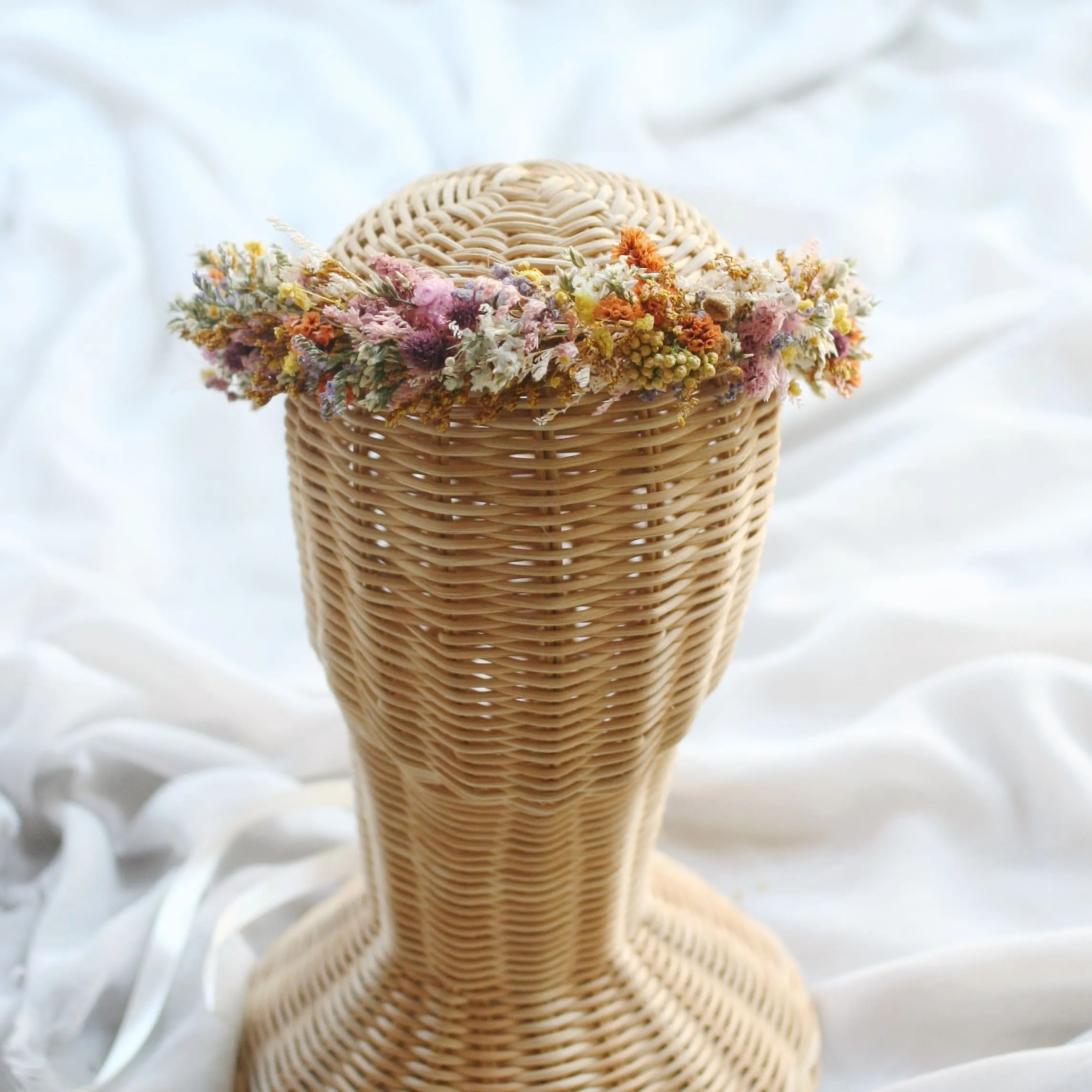 Dried Flower Crown COLOURFUL