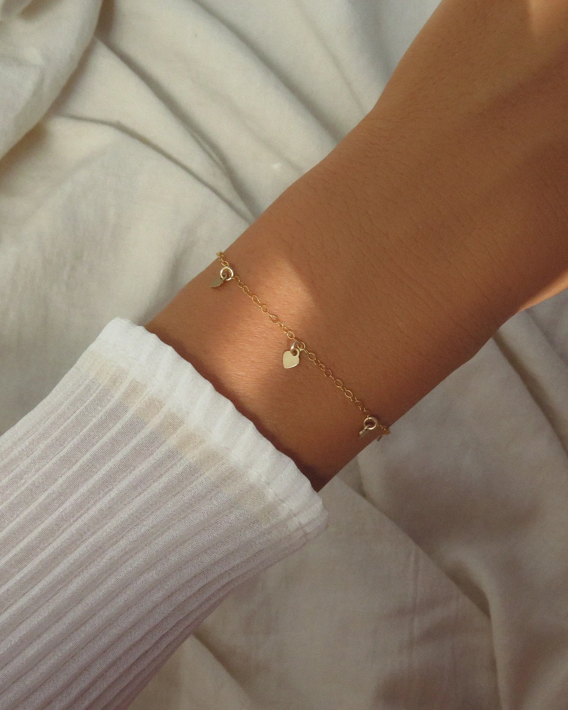 Five Mini Heart Bracelet