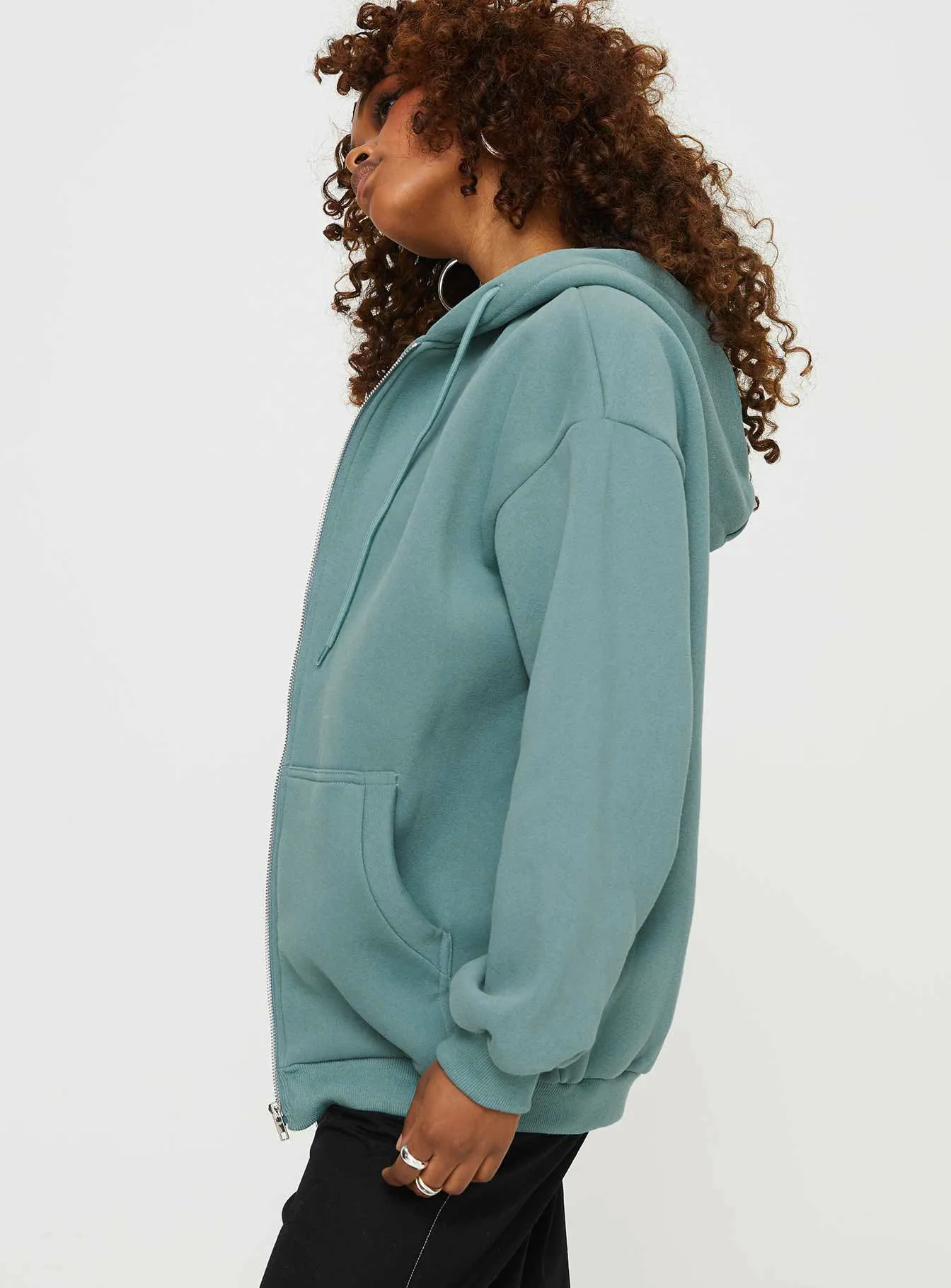 Florida Zip Up Sweatshirt Soft Sage