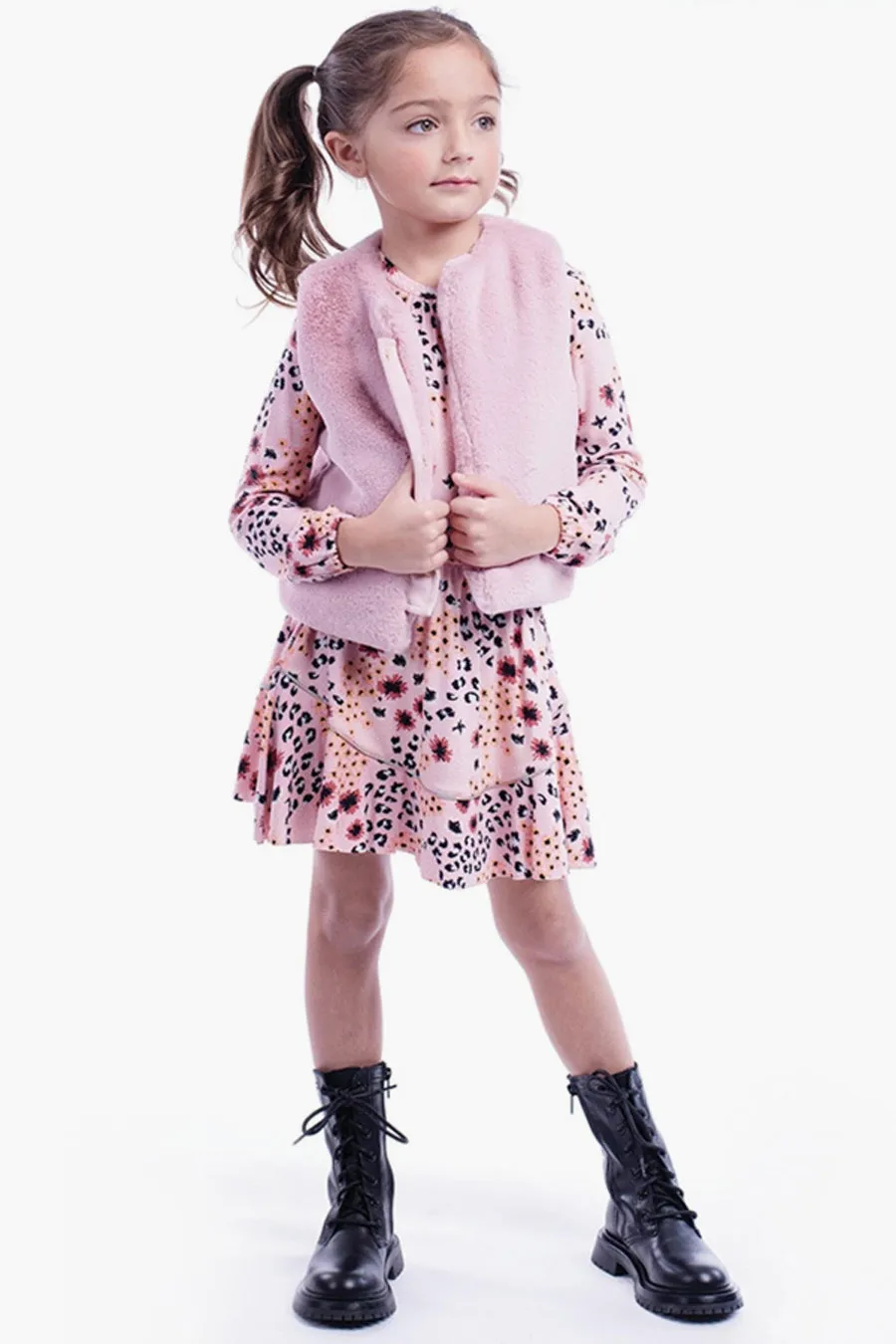 Girls Dress Imoga Paula - Floral