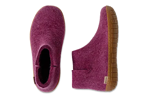 glerups Boot Cranberry Rubber