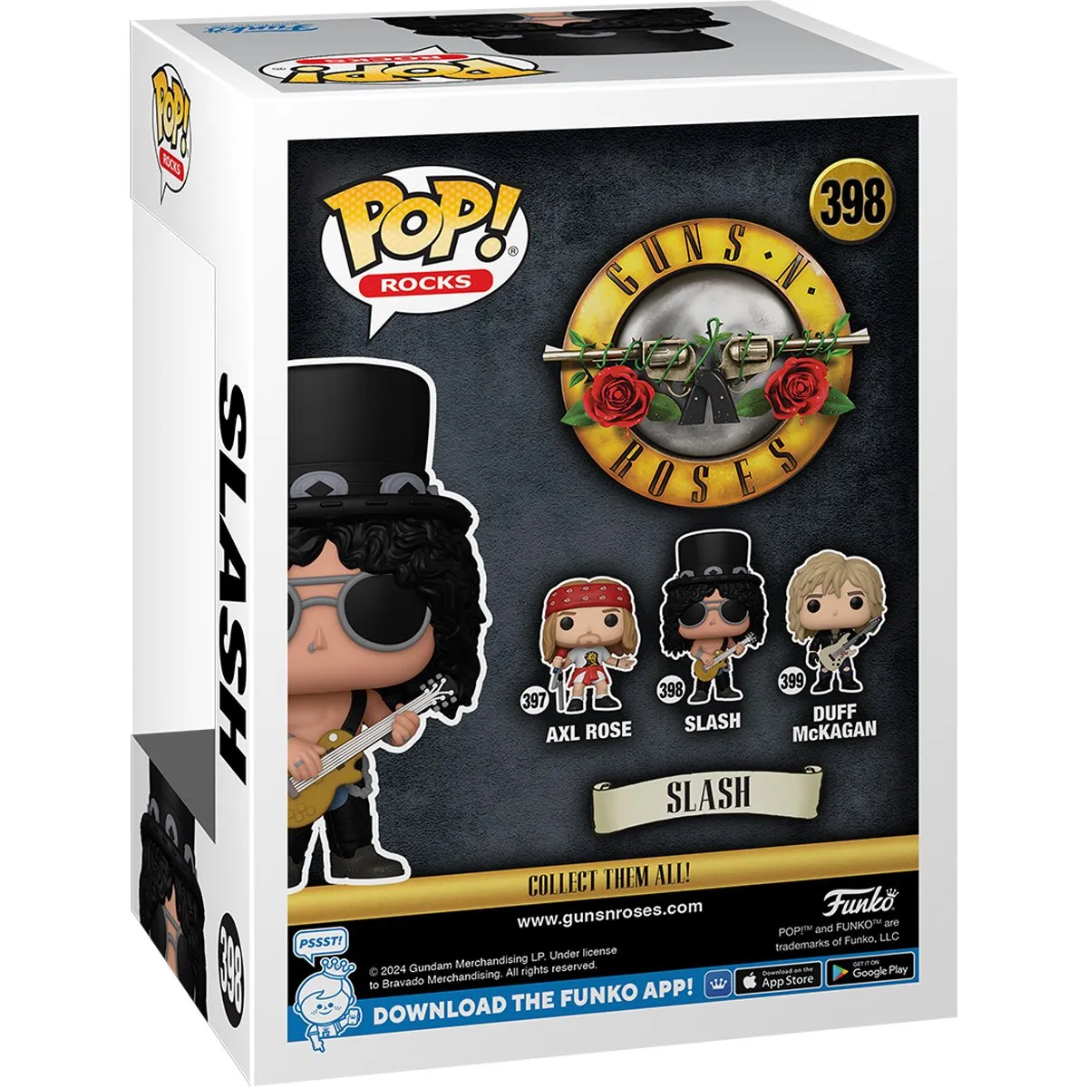 Guns N' Roses Slash (1990's) Funko Pop! Vinyl Figure #398