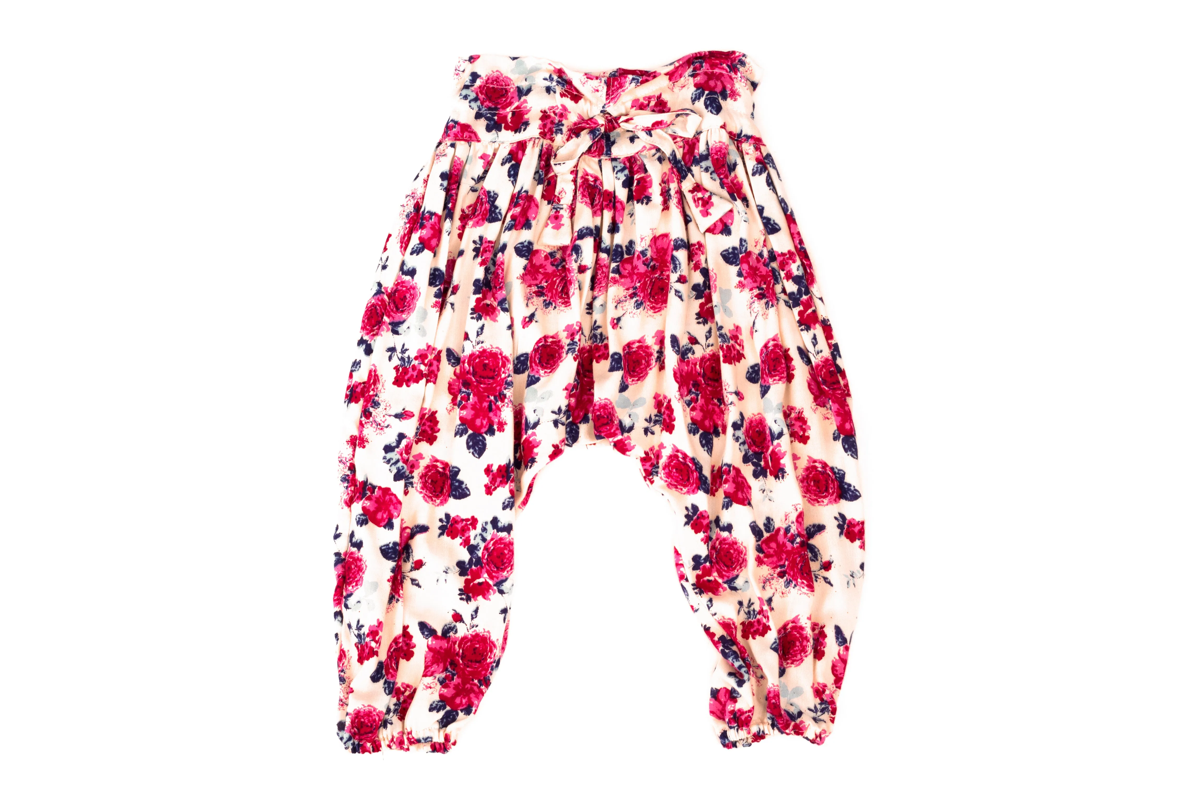 Harem Pants for Baby & Toddler Girls | Pink Roses