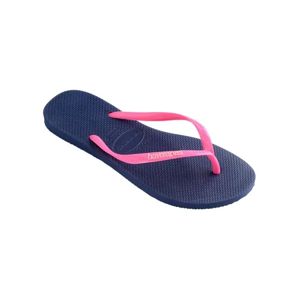 HAVAIANAS - Ladies Slim Logo Pop-Up Flip Flops