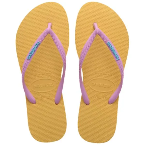 HAVAIANAS - Ladies Slim Logo Pop-Up Flip Flops