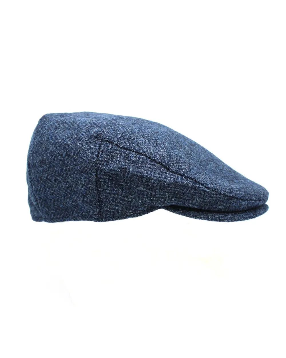 Heather Chapman Shetland Wool Tweed Flat Cap