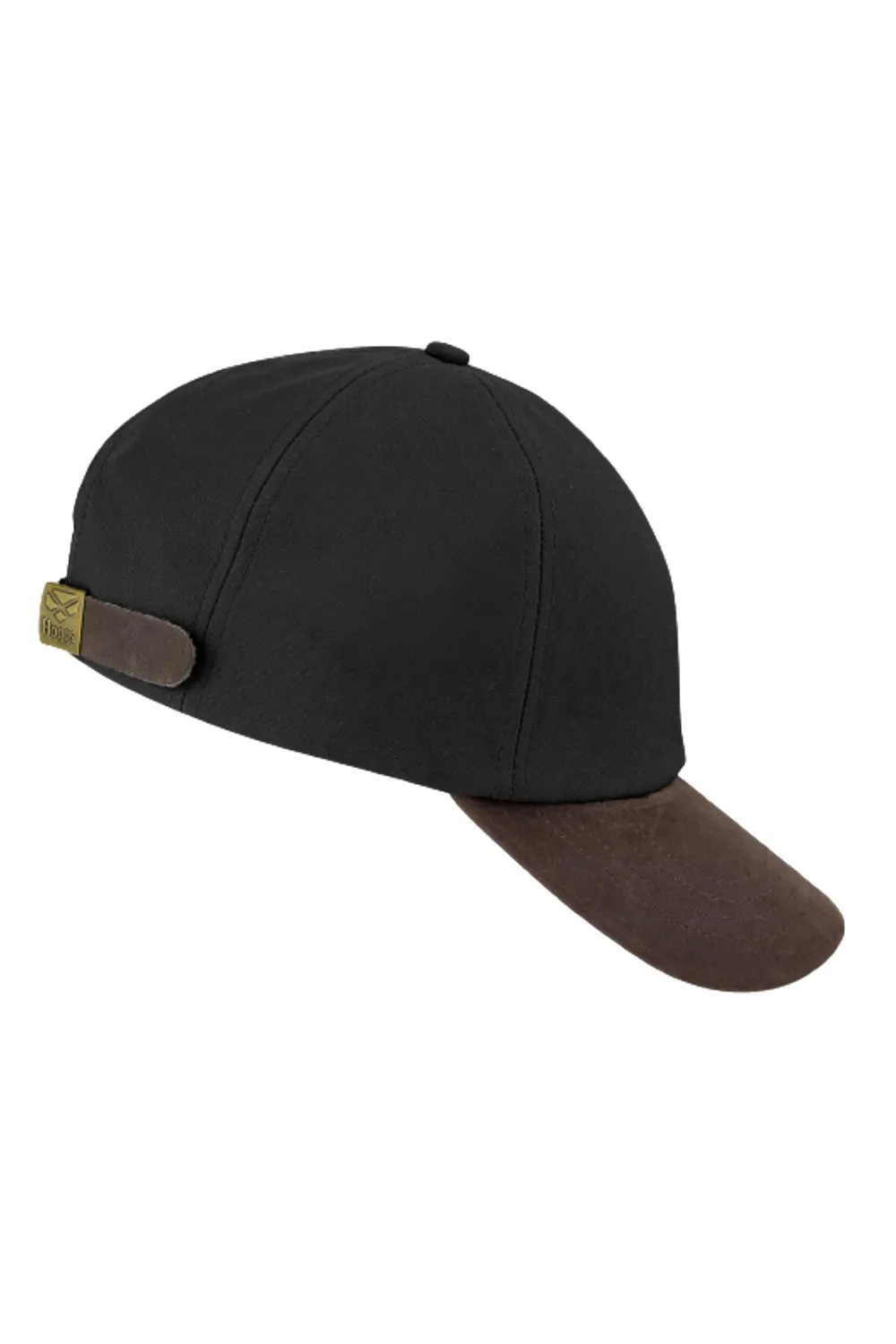 Hoggs of Fife Leather Peak Waxed Baseball Cap